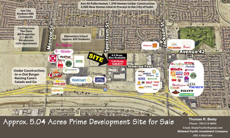 NEC Of Showcase Parkway & Spectrum St, Indio, CA à vendre - Photo de l’immeuble – Image 3 sur 5