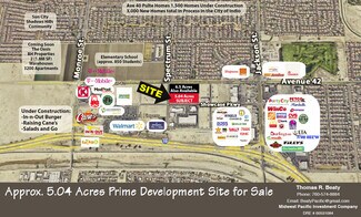 Plus de détails pour NEC Of Showcase Parkway & Spectrum St, Indio, CA - Terrain à vendre