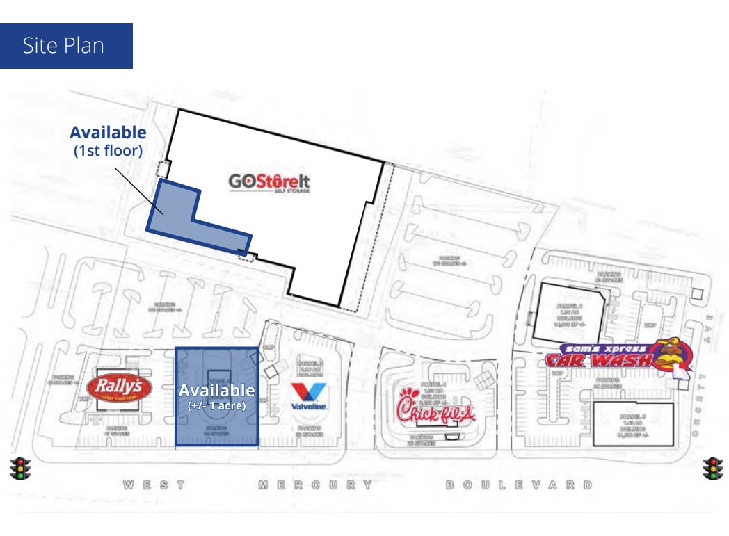 5200 W Mercury Blvd, Newport News, VA à louer Plan de site– Image 1 sur 1