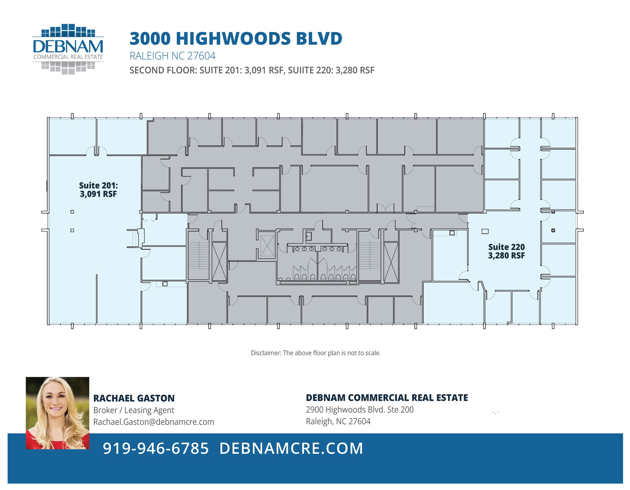 3000 Highwoods Blvd, Raleigh, NC à louer Plan d’étage– Image 1 sur 1