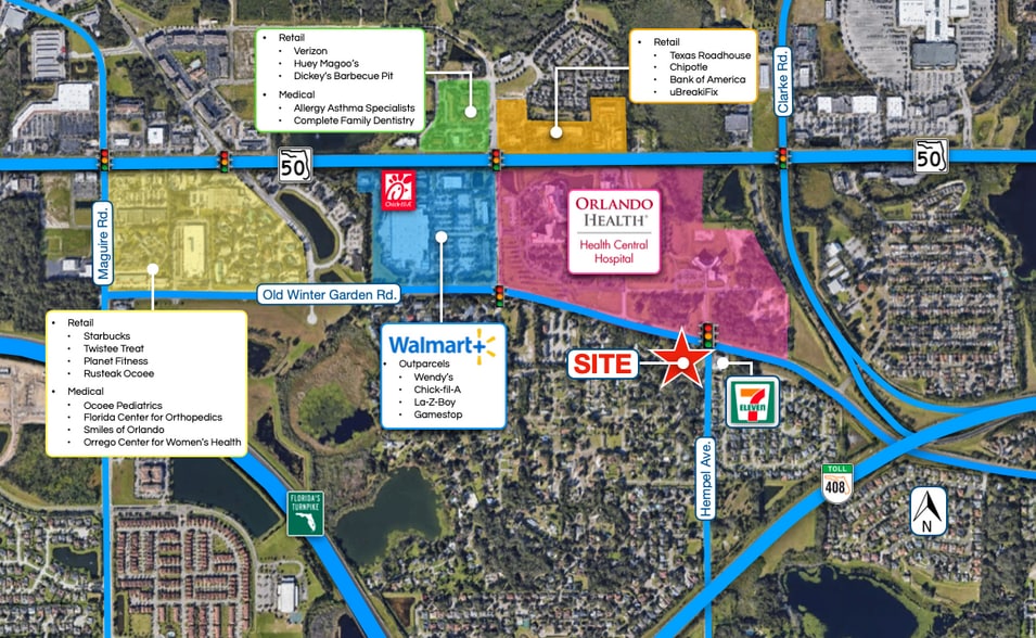 3792 Old Winter Garden Rd, Gotha, FL à louer - Aérien – Image 1 sur 3