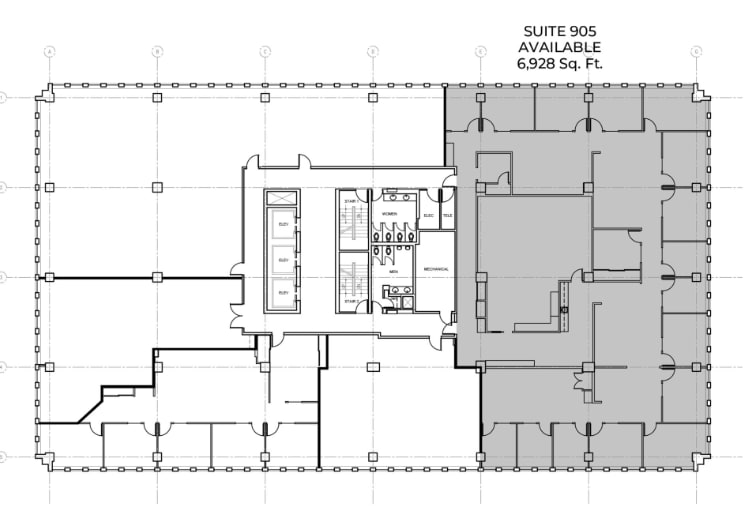 50 Queen St N, Kitchener, ON à louer Plan d’étage– Image 1 sur 1