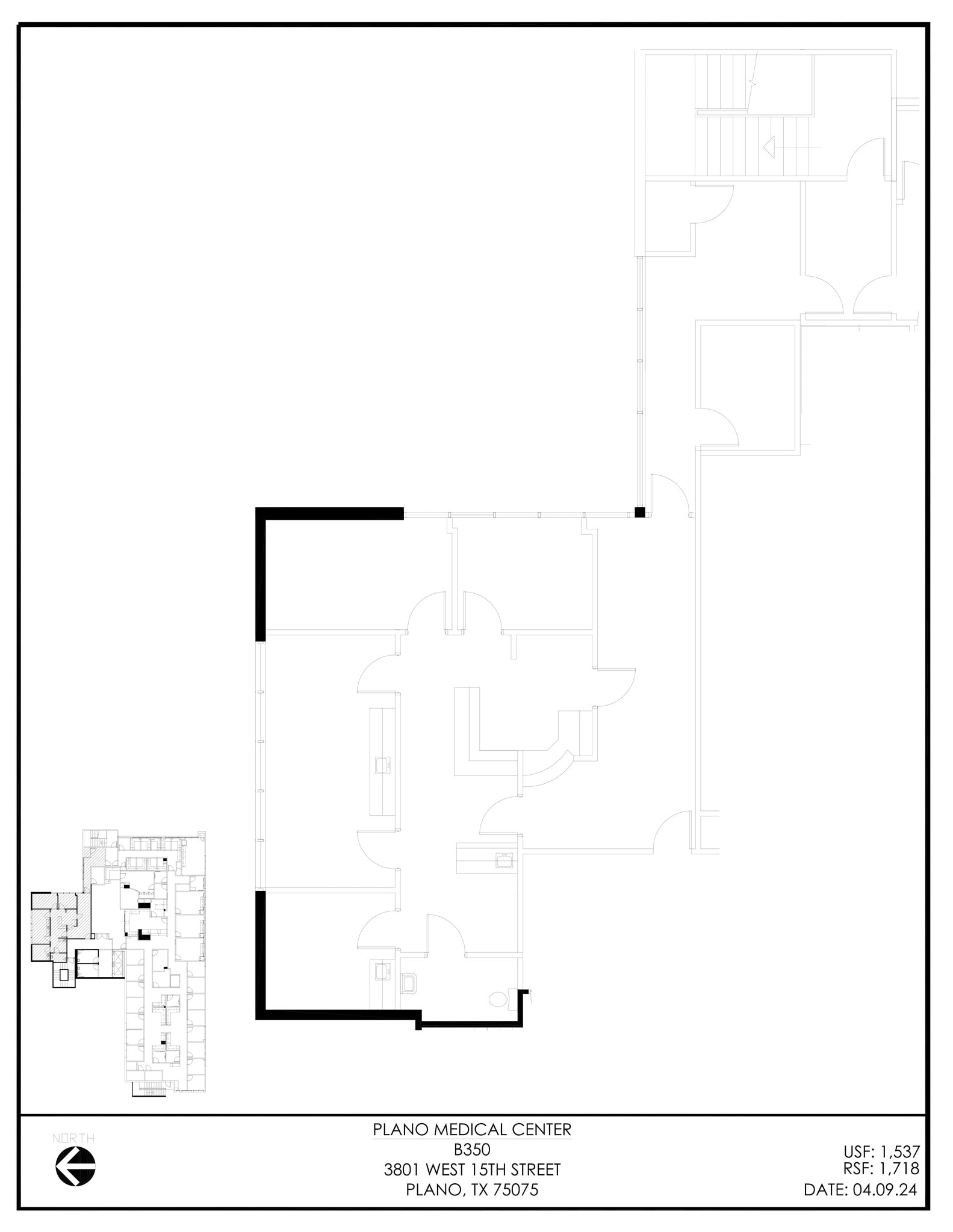 3801 W 15th St, Plano, TX à louer Plan de site– Image 1 sur 1