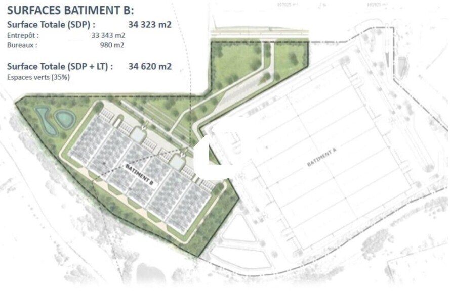 Industriel/Logistique dans Gondreville à louer - Plan de site – Image 2 sur 2