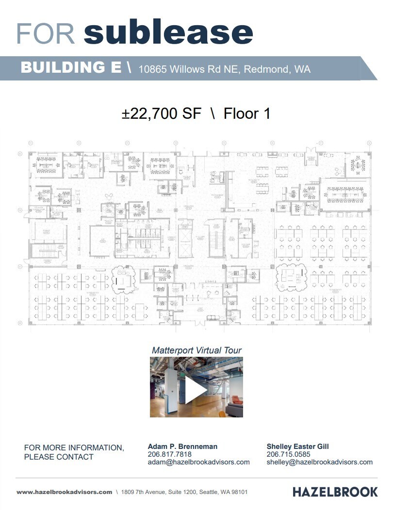 10865 Willows Rd NE, Redmond, WA à louer Plan d’étage– Image 1 sur 1