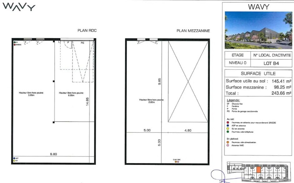 Local d'activités dans Lattes à vendre - Photo de l’immeuble – Image 2 sur 7