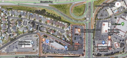 5555-5665 E Santa Ana Canyon Rd, Anaheim Hills, CA - VUE AÉRIENNE  vue de carte