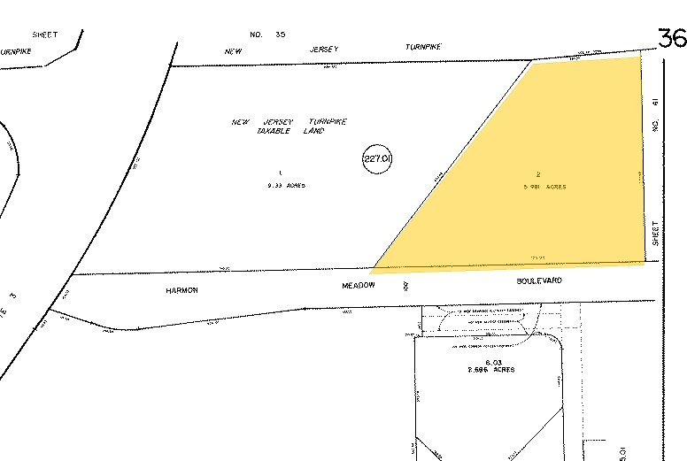 300 Harmon Meadow Blvd, Secaucus, NJ à louer - Plan cadastral – Image 2 sur 6