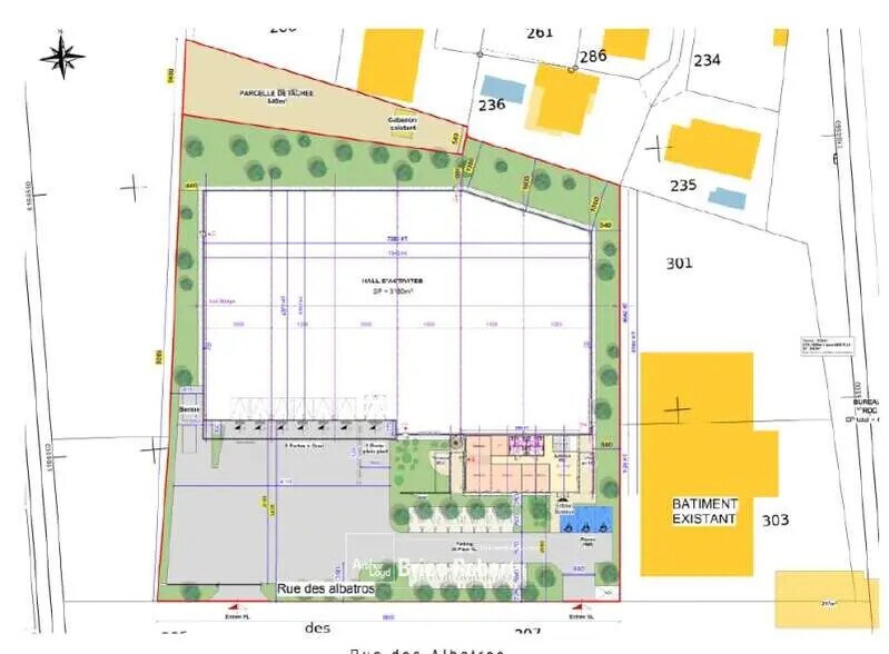 Bureau dans Mions à louer - Plan d’étage – Image 1 sur 4