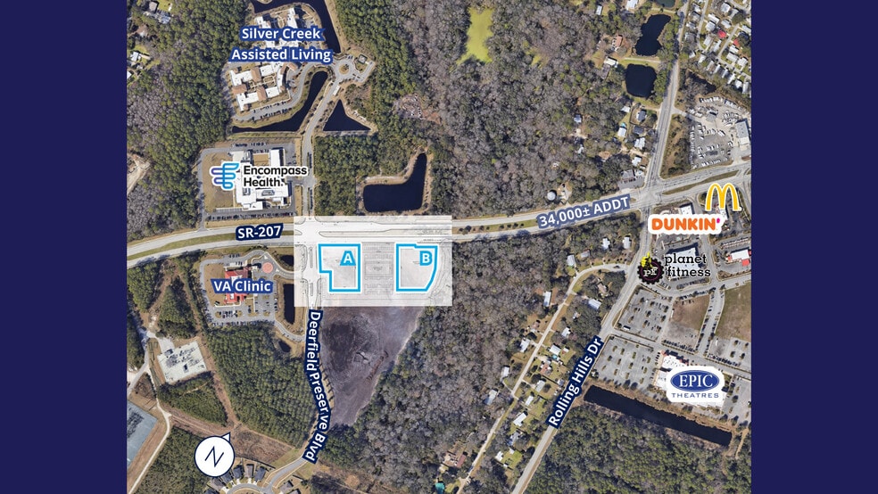 SR-207, Saint Augustine, FL à louer - Aérien – Image 2 sur 2