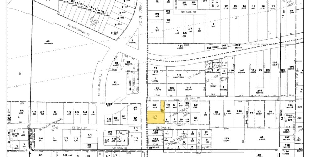 5905-5911 NE St Johns Rd, Vancouver, WA à louer - Plan cadastral – Image 3 sur 3