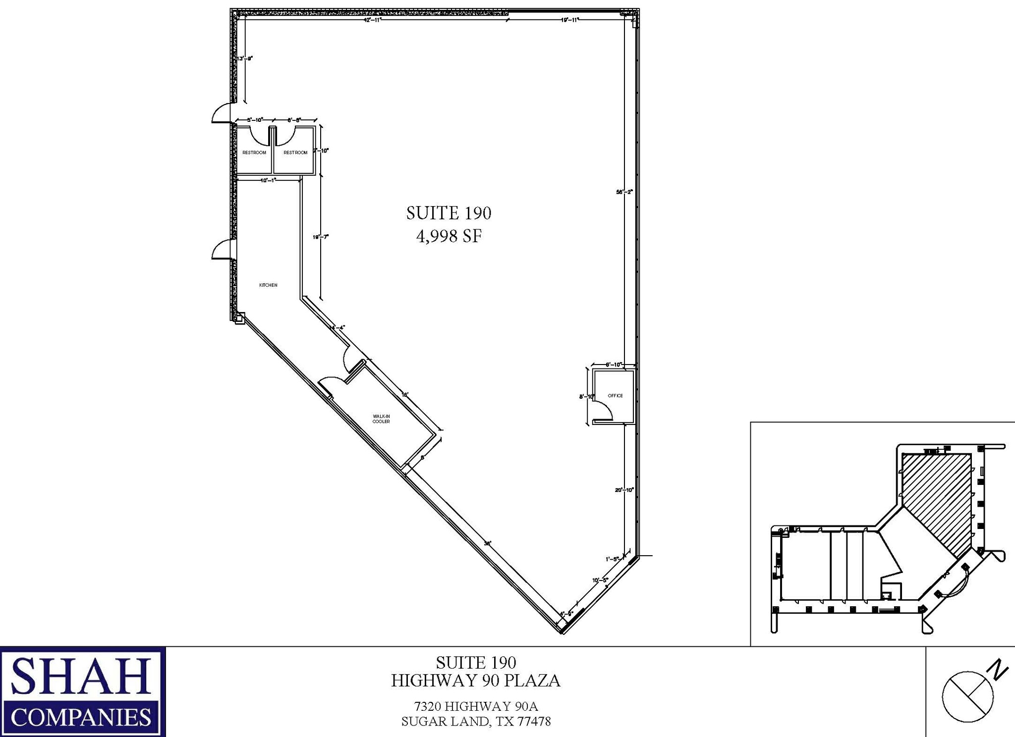 7320 Highway 90A, Sugar Land, TX à louer Plan d’étage– Image 1 sur 3