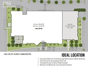 3055 Orchard Dr, San Jose, CA à louer Plan de site– Image 1 sur 2