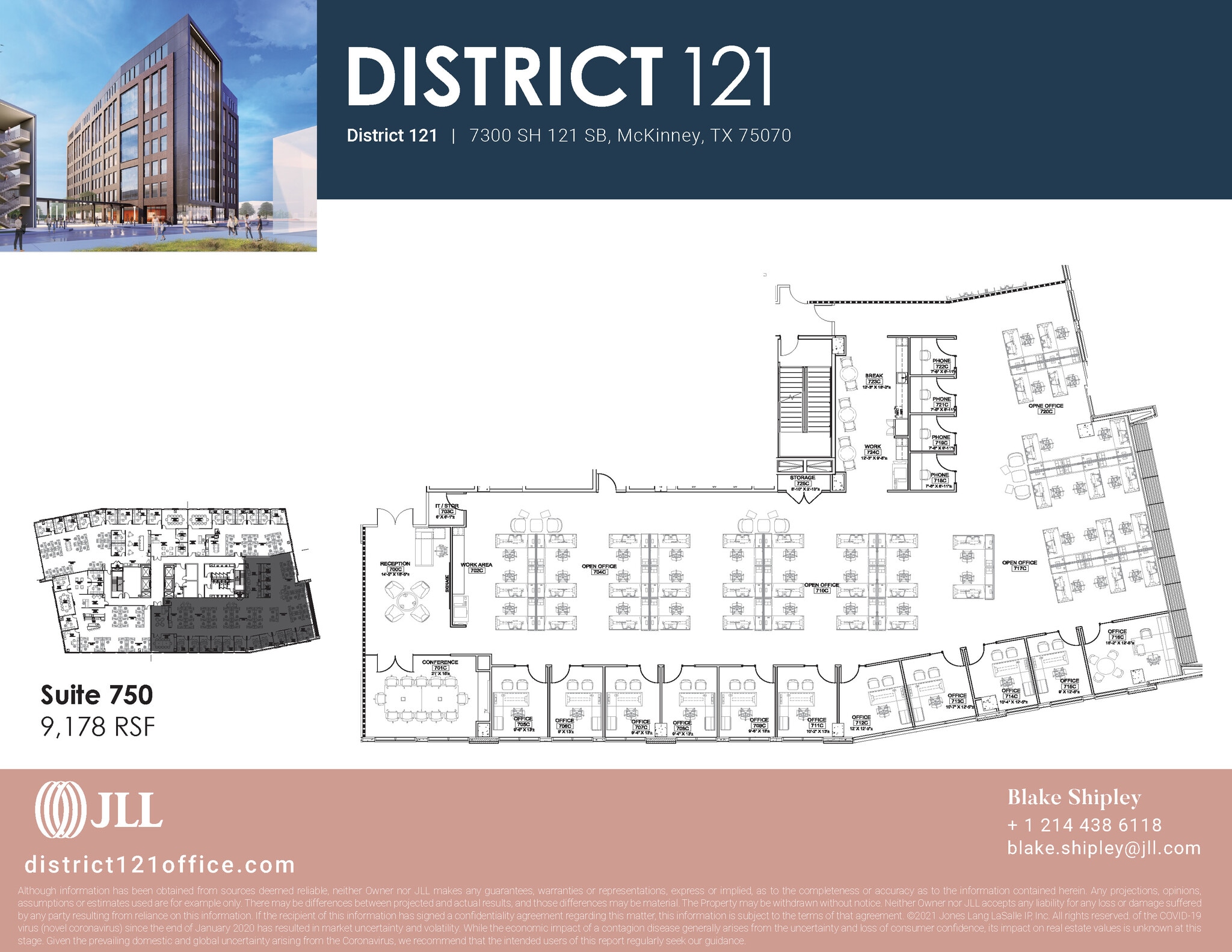 7300 SH 121 SB, McKinney, TX à louer Plan d’étage– Image 1 sur 1