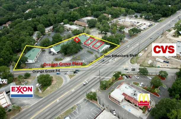 1124 Sam Rittenberg Blvd, Charleston, SC à louer - Aérien – Image 2 sur 2