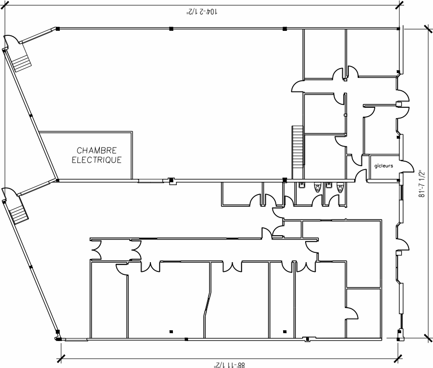 625-669 Av Godin, Québec, QC à louer Plan d’étage– Image 1 sur 1