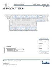 1100 Glendon Ave, Los Angeles, CA à louer Plan d’étage– Image 1 sur 1