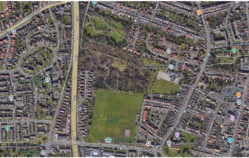 56 Spencer Av, Great Yarmouth à vendre - Aérien – Image 2 sur 2