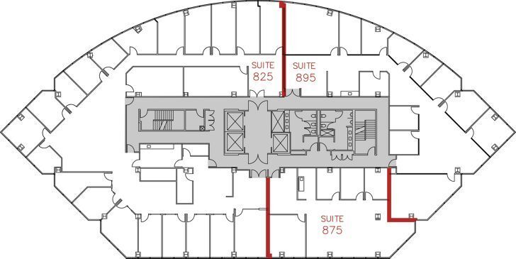 4660 La Jolla Village Dr, San Diego, CA à louer Plan d’étage– Image 1 sur 1