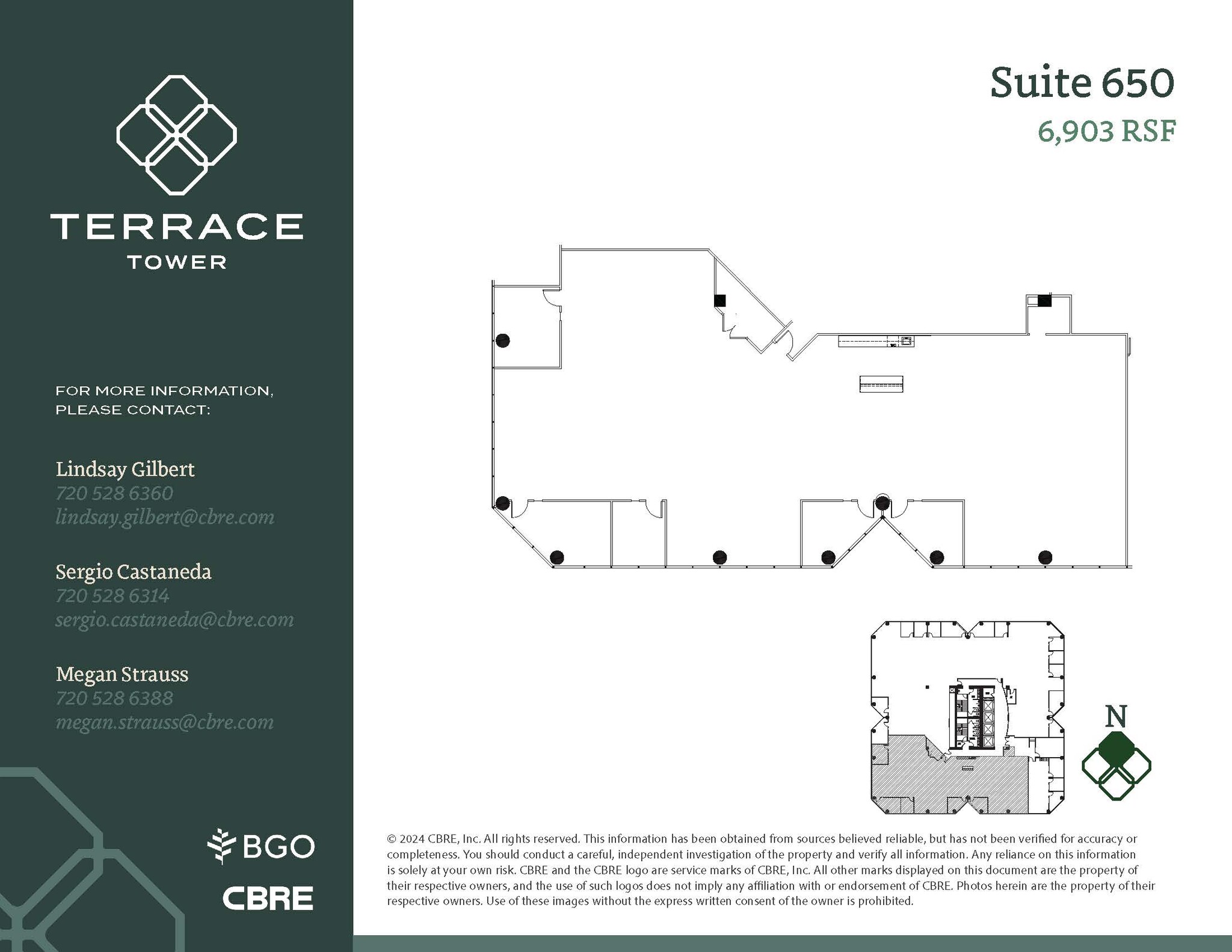 5619 Dtc Pky, Greenwood Village, CO à louer Plan d’étage– Image 1 sur 1