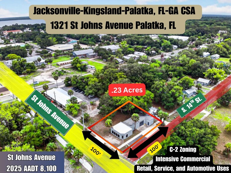 1321 St Johns Ave, Palatka, FL à vendre - Aérien – Image 2 sur 62