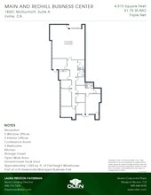 1200 Main St, Irvine, CA à louer Plan d’étage– Image 1 sur 1