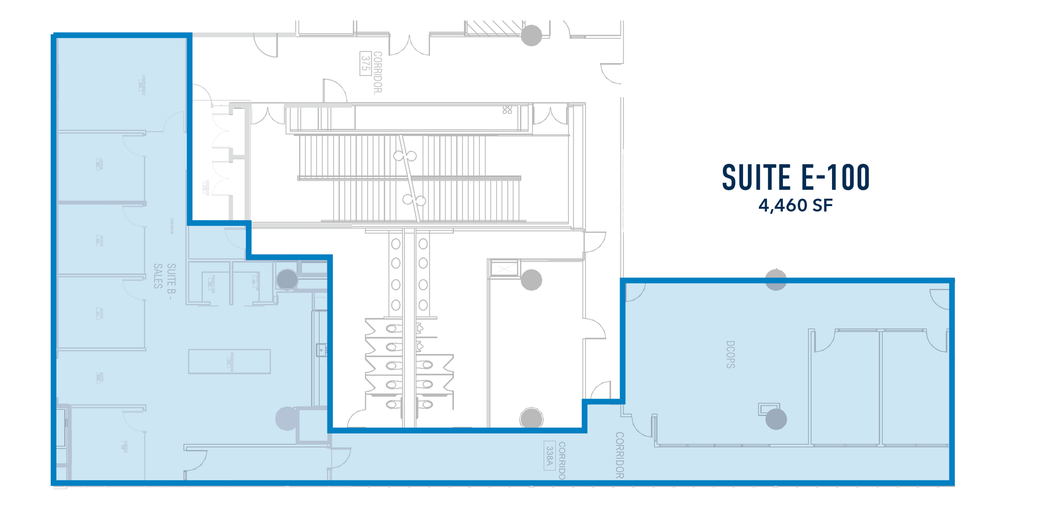 250 Williams St NW, Atlanta, GA à louer Plan d’étage– Image 1 sur 1