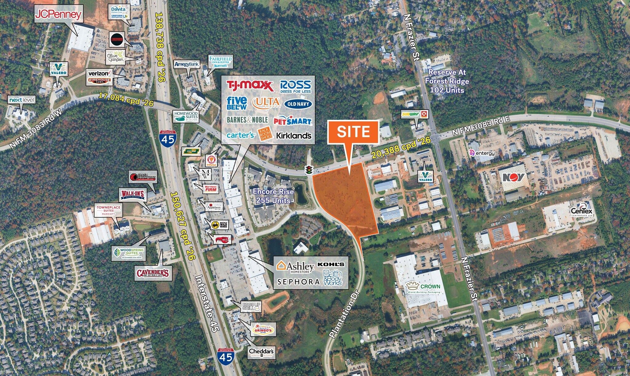 SEC FM 3083 & Plantation Dr, Conroe, TX à vendre Photo principale– Image 1 sur 2