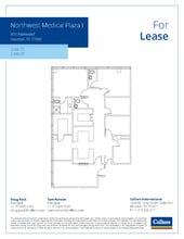 800 Peakwood Dr, Houston, TX à louer Plan d’étage– Image 1 sur 1
