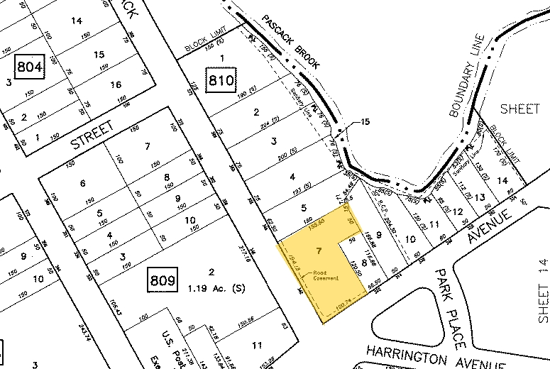 345 Kinderkamack Rd, Westwood, NJ à louer - Plan cadastral – Image 3 sur 3