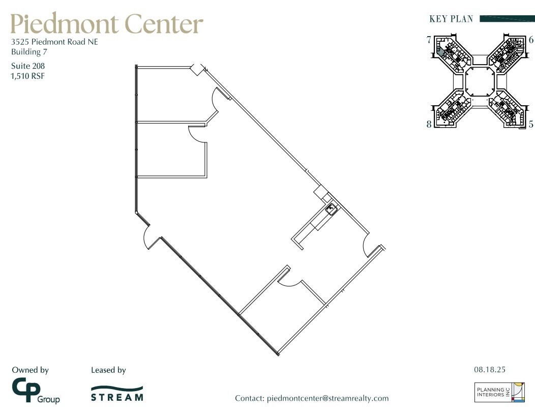 3495 Piedmont Rd NE, Atlanta, GA à louer Plan d’étage– Image 1 sur 1
