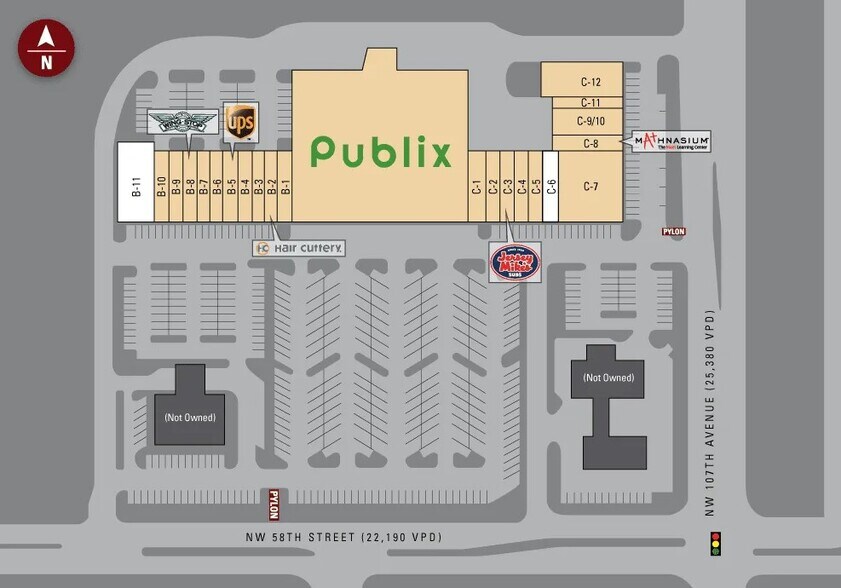 10715-10785 NW 58th St, Miami, FL à louer - Plan de site – Image 2 sur 11