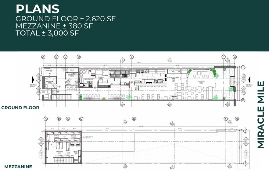 219-225 Miracle Mile, Miami, FL à louer - Plan d’étage – Image 3 sur 4