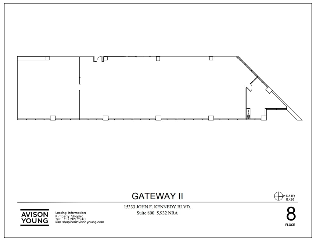 15333 John F Kennedy Blvd, Houston, TX à louer Plan d’étage– Image 1 sur 1