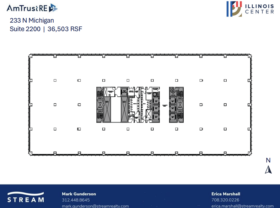 233 N Michigan Ave, Chicago, IL à louer Plan d’étage– Image 1 sur 1