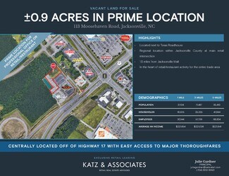 Plus de détails pour 113 Moosehaven Rd, Jacksonville, NC - Terrain à louer