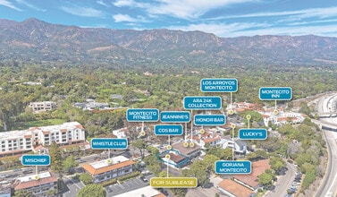 1253 Coast Village Rd, Montecito, CA à louer Aérien– Image 2 sur 8