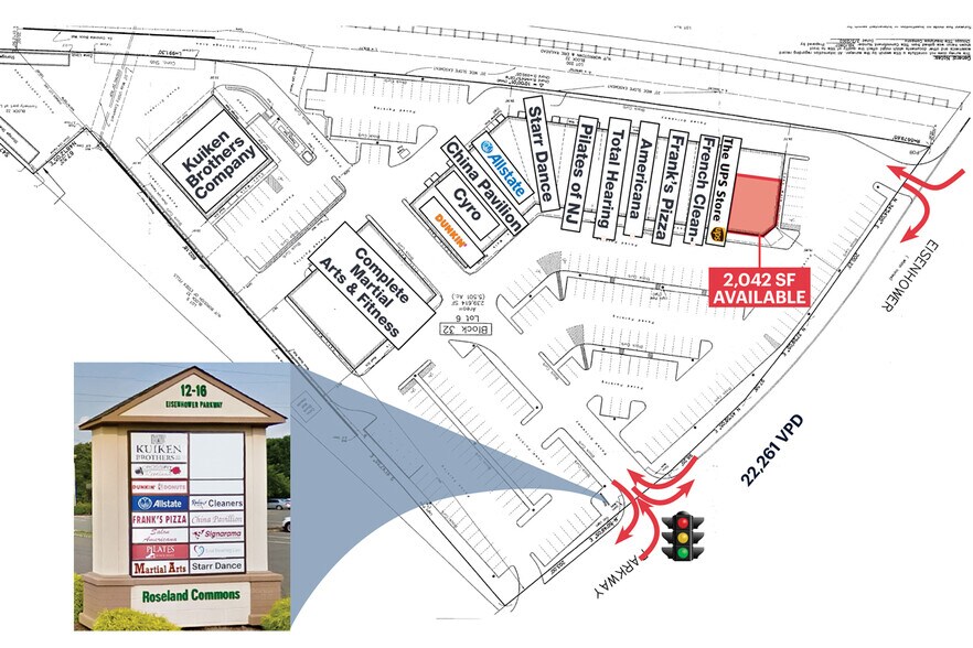 14-16 Eisenhower Pky, Roseland, NJ à louer - Photo de l’immeuble – Image 2 sur 8