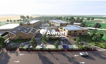 Bernes-sur-Oise - Vue aérienne  vue de carte