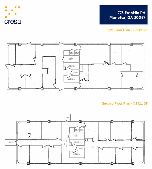 775 Franklin Rd SE, Marietta, GA à louer - Plan d’étage – Image 2 sur 2