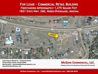 Plus de détails pour 1831 AZ-State Rte. 260, Heber, AZ - Bureau/Local commercial à louer