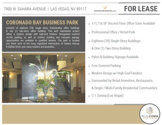 Plus de détails pour 7900 W Sahara Ave, Las Vegas, NV - Bureau à louer