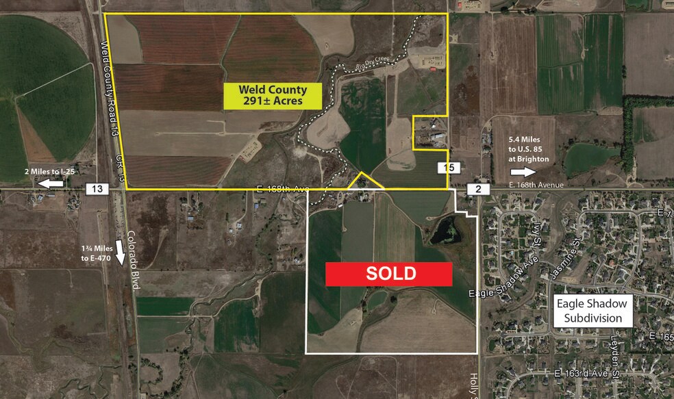 E 168th Ave, Brighton, CO à vendre - Photo principale – Image 1 sur 1
