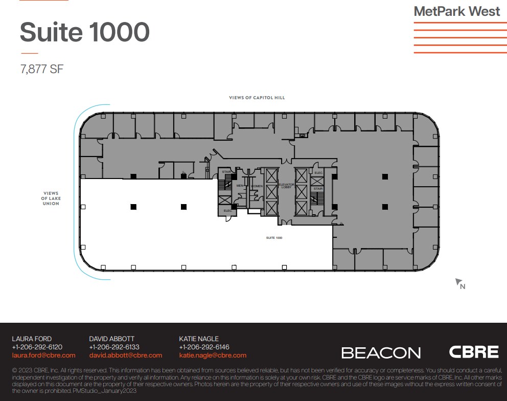 1100 Olive Way, Seattle, WA à louer Plan d’étage– Image 1 sur 1