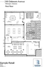 300 Delaware Ave, Wilmington, DE à louer Plan d’étage– Image 1 sur 2