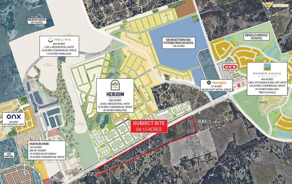 Ronald Reagan blvd, Georgetown, TX à vendre - Photo de l’immeuble – Image 1 sur 6