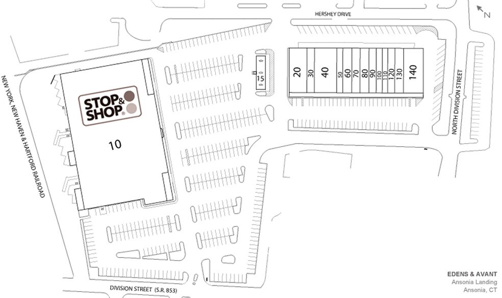 100 Division St, Ansonia, CT à louer - Plan de site – Image 1 sur 2