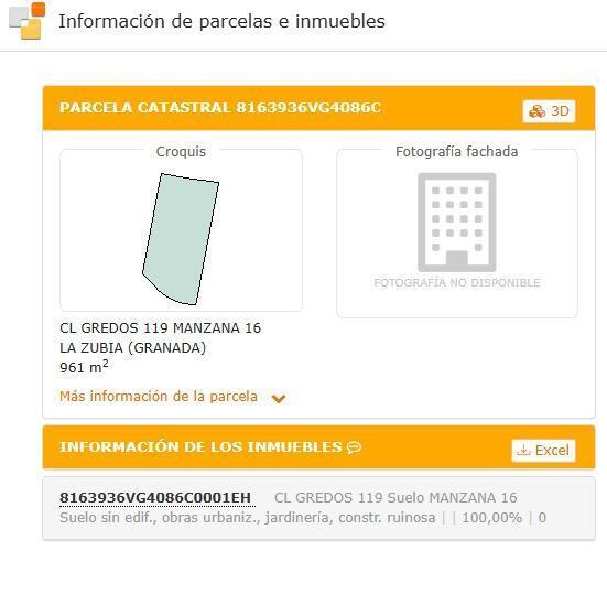 Calle Gredos, 1, La Zubia, Granada à vendre - Plan de site – Image 3 sur 5