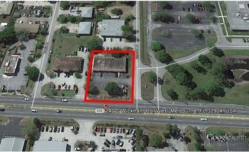 230-240 S Wickham Rd, West Melbourne, FL - VUE AÉRIENNE  vue de carte