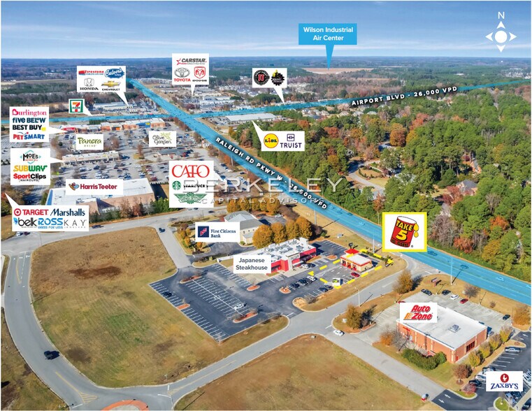 3101 Raleigh Road Pky W, Wilson, NC à vendre - Photo de l’immeuble – Image 2 sur 5